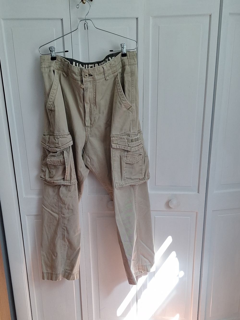 UNIONBAY Men's Tan Cargo Pants with Multiple Pockets